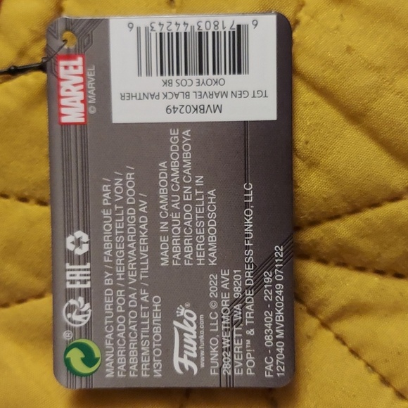 Funko Marvel Black Panther Okoye 11.5" Mini Backpack (Target Exclusive) NWT - Picture 3 of 3